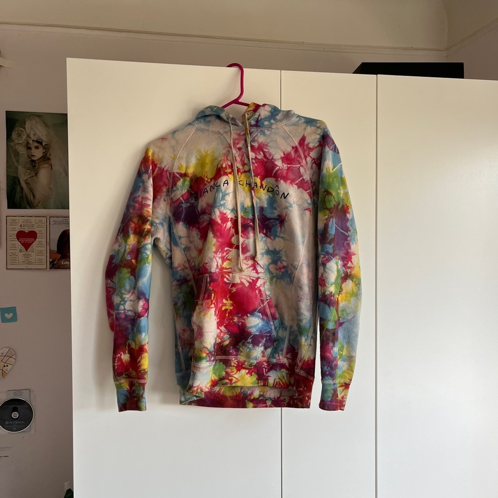 Exclusive bianca chandon tie dye hoodie